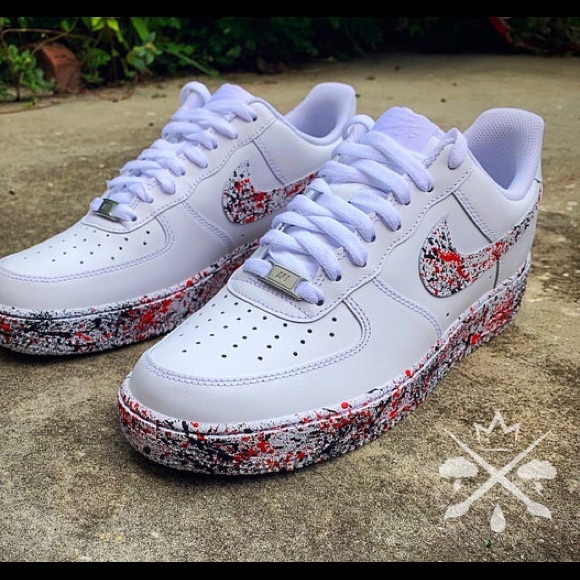 nike air force 1s red